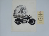Indian Motorcycle drawing