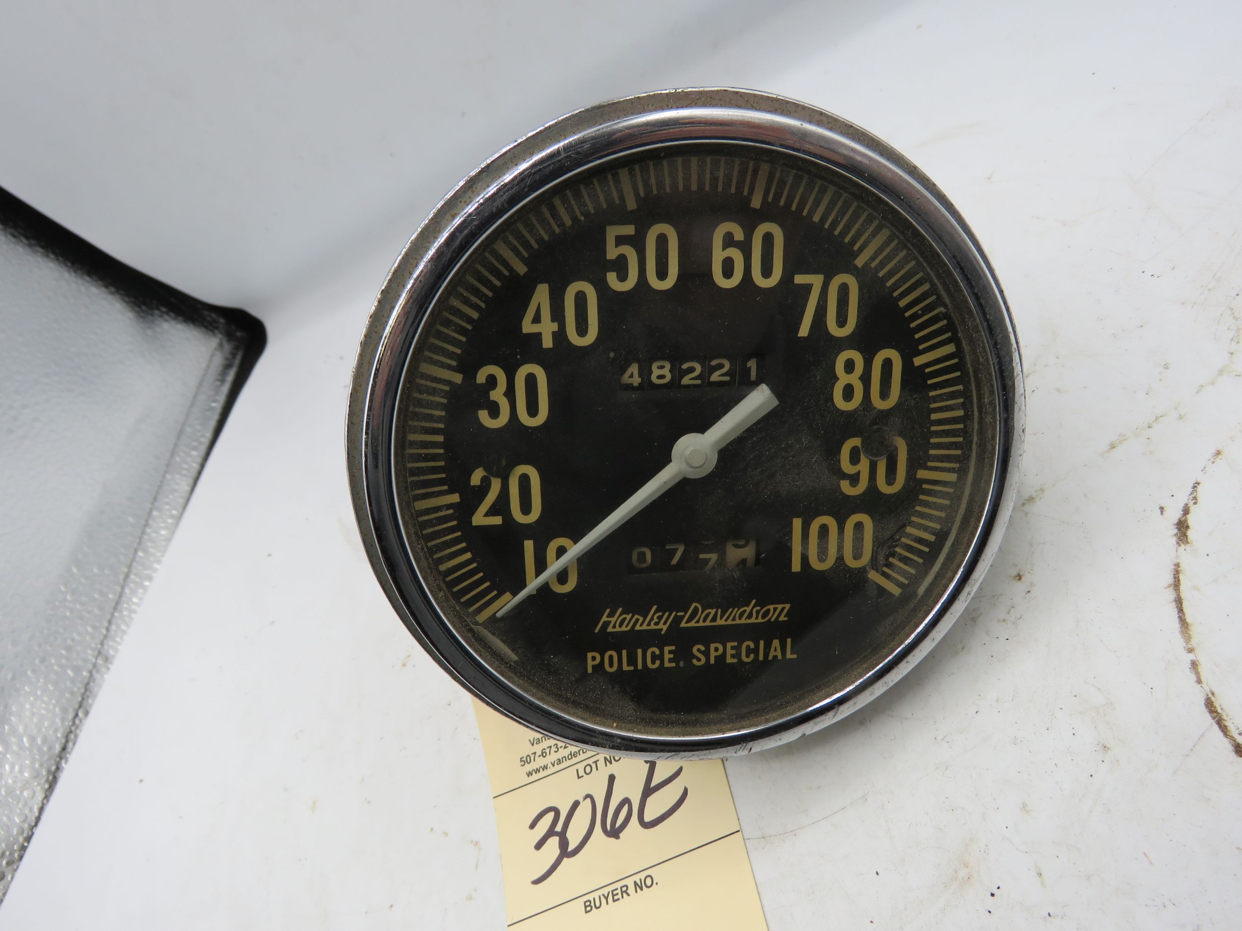 1950's Harley Davidson Police Special Speedometer | Proxibid