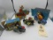 Japanese Friction Pressed Tin toy Group