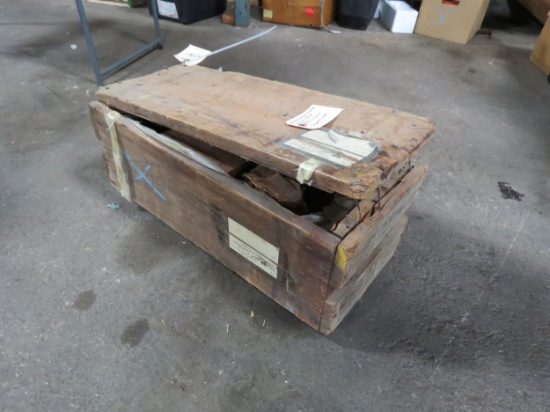 NOS Harley Davidson Flywheel Truing Stand Original Wooden Shipping Crate