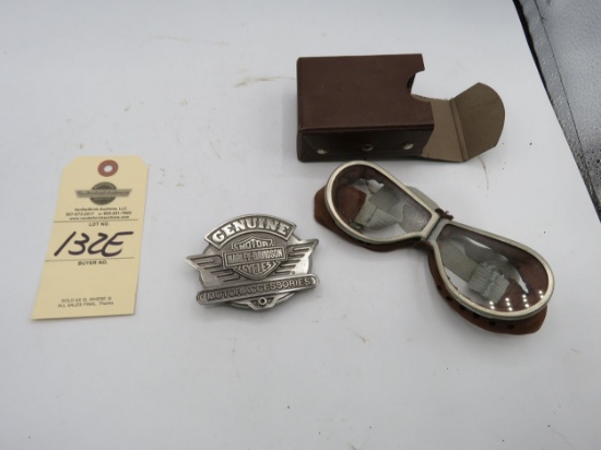 NOS Vintage goggles and Belt Buckle Group