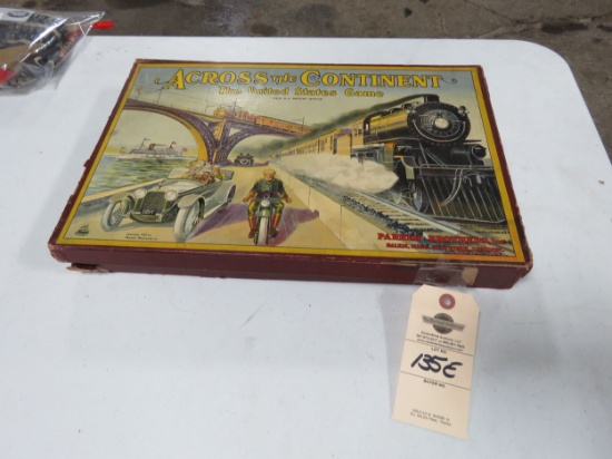Vintage Parker Brothers Across the Continent Board Game