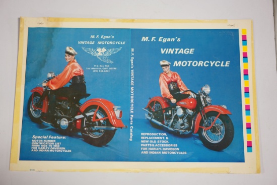 Vintage Motorcycle Poster/Advertising