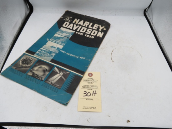 1939 Harley Davidson Literature