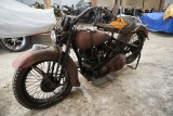 1934 Harley Davidson VLD Motorcycle