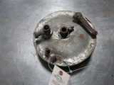 1948 Indian Chief Backing Plate with drums, shoes, and speedo drive. ake
