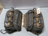 1950's Panhead Vintage Leather Saddlebags