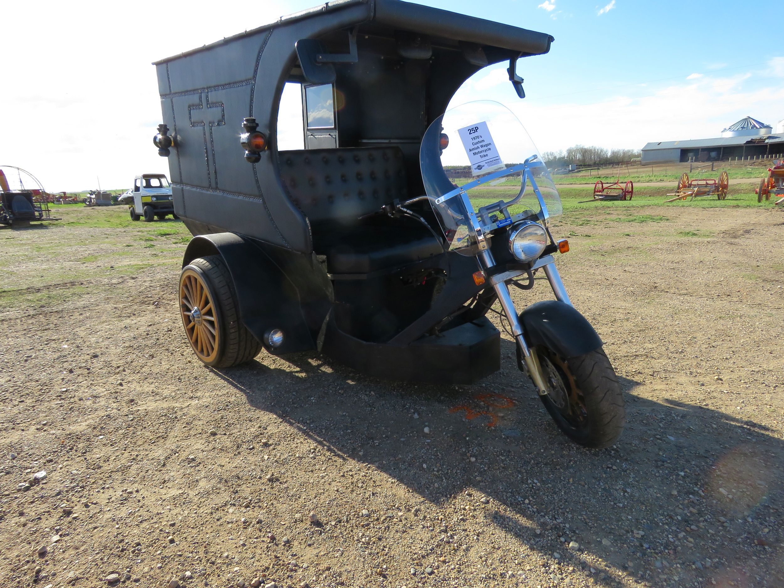 1970's Custom Amish Wagon Motorcycle Trike Proxibid