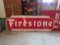Firestone Single-sided Porcelain sign