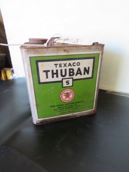 Foreign Texaco OIl Can in Kilo