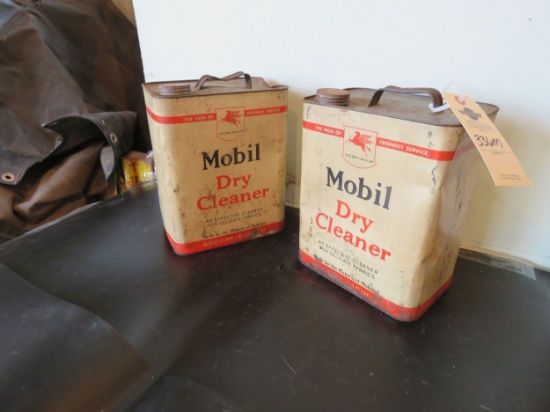 MObil Dry Cleaner Cans