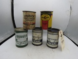 Penzoil, Veedo;l, and Quaker STate and Various Quart Can Group