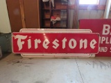 Firestone Single-sided Porcelain sign