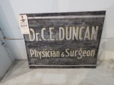 Vintage Surgeon Hanging Sign