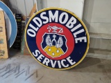 Oldsmobile Porcelain Service Sign