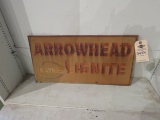 Arrowhead Lignite Sign