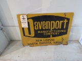 Davenport Manufacturing Sign