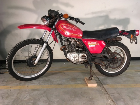 1980 Honda XL250 Motorcycle