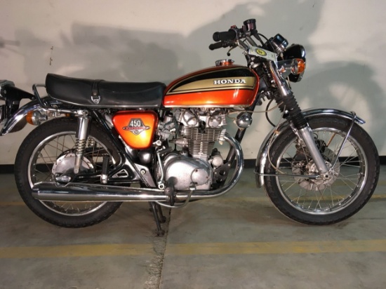 1974 Honda CB450 Super Sport Motorcycle
