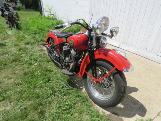 1940 Harley Davidson WLD Motorcycle