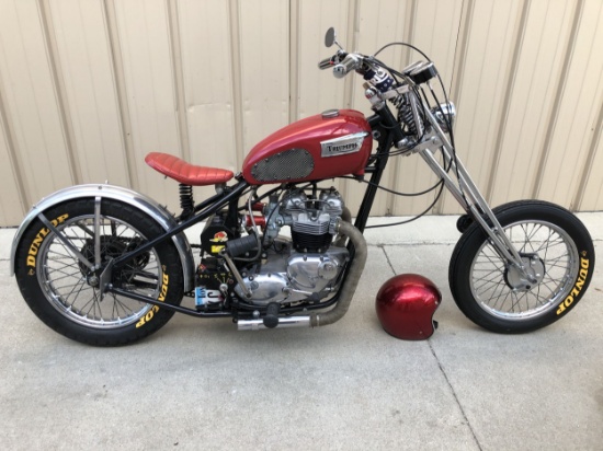 1973 Triumph Bonneville Custom Motorcycle