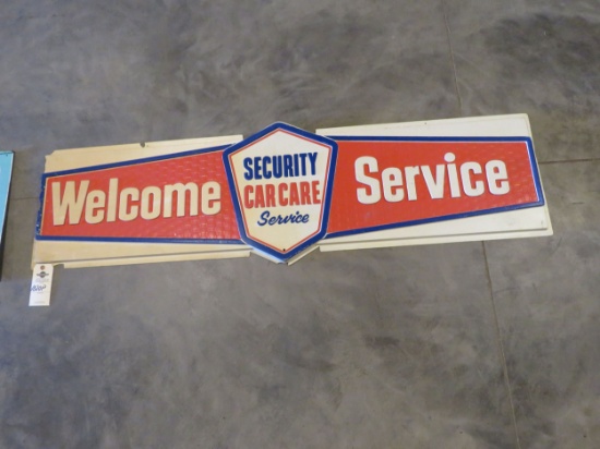 Welcome Service Sign