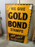 Gold Bond Single Sided Embossed Sign