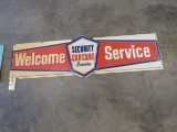 Welcome Service Sign