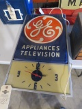 GE Appliance Plastic Clock