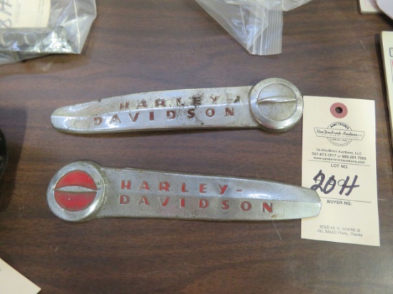 Set of 48-51 Harley Tank Badges