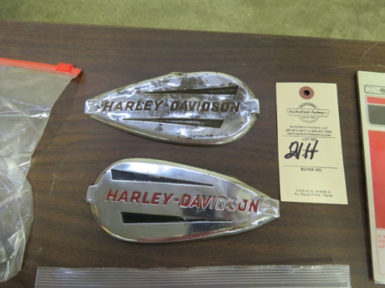 Set of Harley 1940's Tank Badges