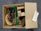 Box of Harley WLA WW2 misc parts NOS