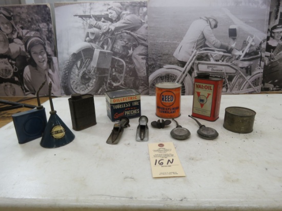 WWII Ration Kit and Misc. Oil Can Group