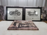 Harley Davidson Commemorative Picture Group