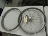 Harley Davidson Early Model J Front Wheel and Rear Rim