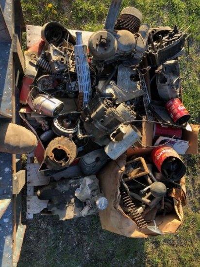PALLET OF MISC JAPANESE MOTORS AND PARTS