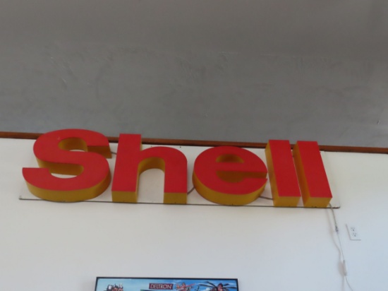 Shell  Plastic Lighted Sign-Letters