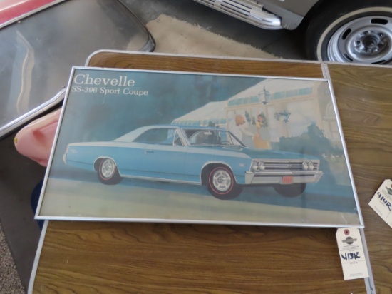 1967 Chevrolet Chevelle Framed Poster