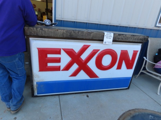 Exon large Plastic Double-Sided Sign