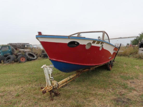 1960's Glasspar Boat