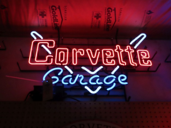 Corvette Garage Neon Sign