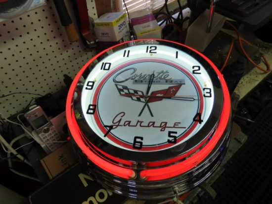 Corvette Neon Clock