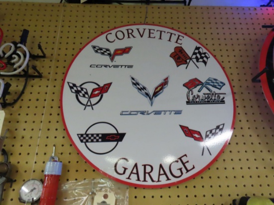 Corvette Pressed Board Sign