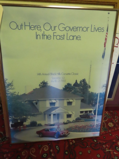 Corvette Advertising with South Dakota Governor Janklow