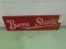 Burma Shave Painted Wood Sign