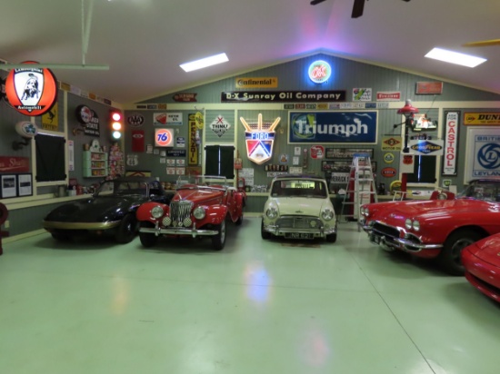Classic Cars, Race Cars, & Gas & Oil Memorabilia