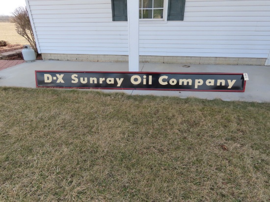 DX Sunray Oil Company Porcelain Sign