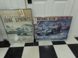 Vintage Watkins Glen Framed Racing posters