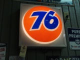 Lighted 76 Ball Sign