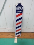 Porcelain barber Sign